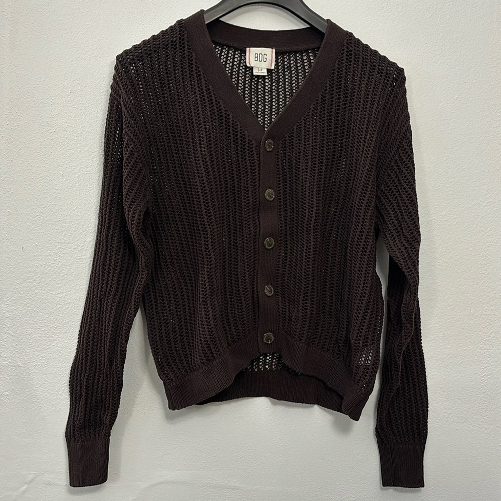 NWOT Urbane Outfitters BDG Beach Cardigan - Chocolate/Brown